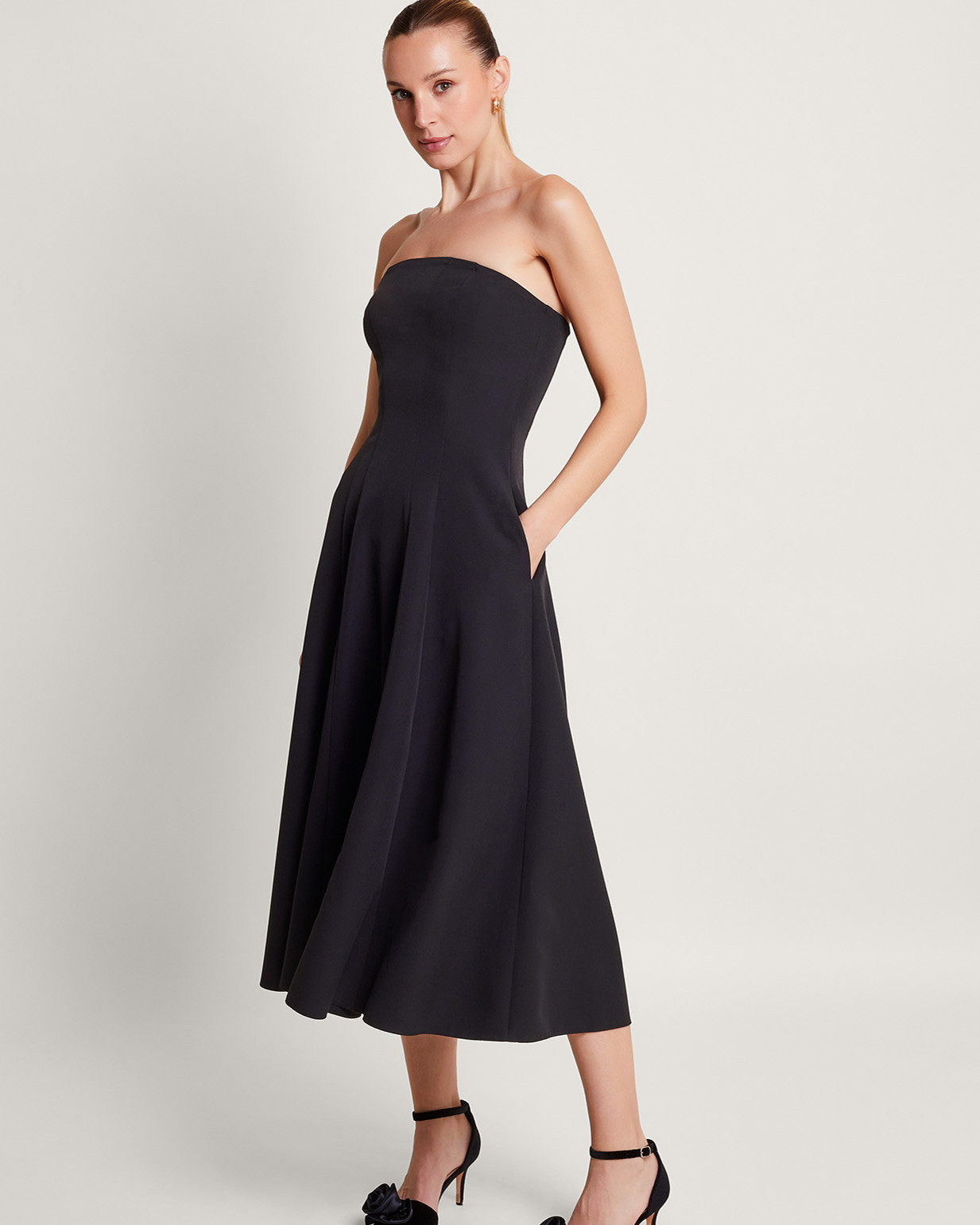 Monsoon Briar Bandeau Dress Viscose