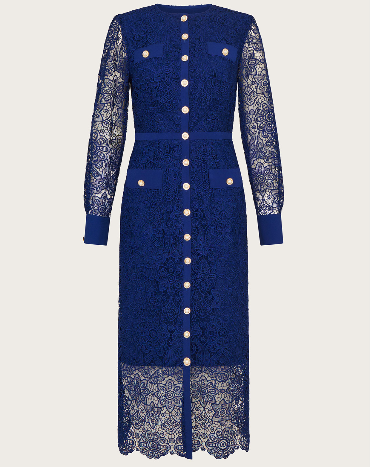 Monsoon Reyna Lace Dress Viscose