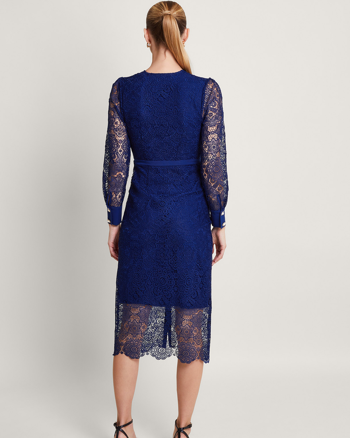Monsoon Reyna Lace Dress Viscose