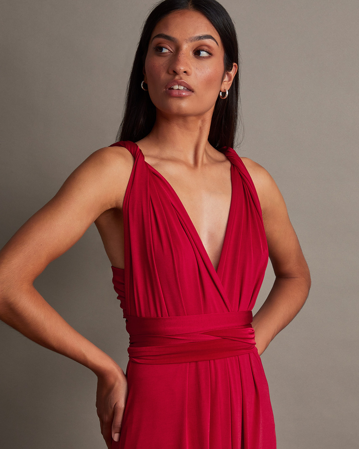 Monsoon Thea Multiway Bridesmaid Dress Viscose